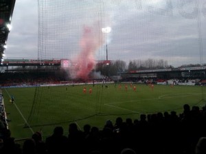 Fortuna fans let off steam Fortuna fans let off steam
