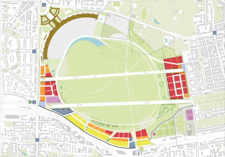 Master plan for the development of Tempelhofer Feld